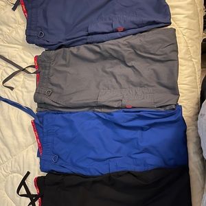 Four Men’s Dickies EDS Signature Cargo Scrub Pants